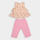 Girls' Capri Set, सफ़ेद, small image number null