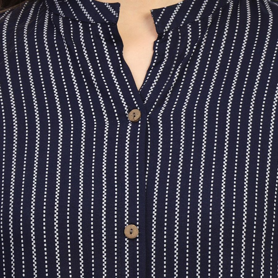 Ladies' Kurta, Navy Blue, large image number null