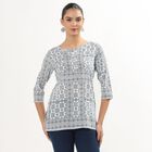 Ladies' Kurti, गहरा नीला, small image number null
