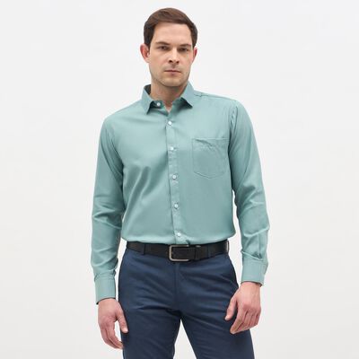 Men's Teal Classic Formal Shirt