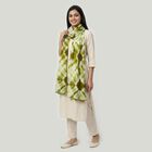 Women's Green Printed Dupatta, Light Green, small