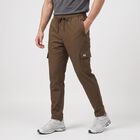 Men's Olive Green Slim Fit Cargo Jogger, Olive, small