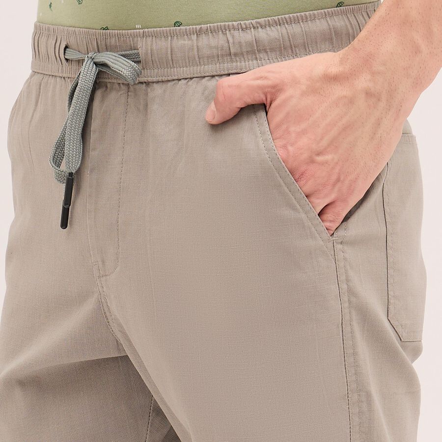 Men's Jogger Slim Fit Casual Trousers, Light Grey, large image number null