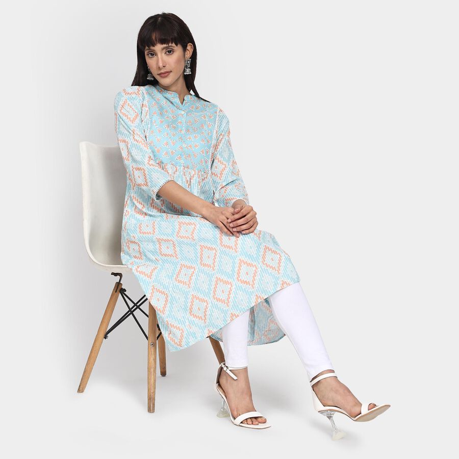 Ladies' Kurta , हल्का नीला, large image number null
