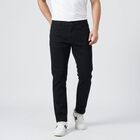 Men's Dark Grey Slim Fit Solid Jeans, Dark Grey, small