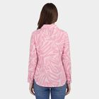 Women's Pink Classic Collar Casual Shirt, Pink, small