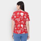 Ladies' Round Neck T-Shirt , Red, small