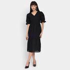 Ladies' 100% Cotton Dress , Black, small image number null