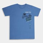 Boys' Half Sleeves T-Shirt , Mid Blue, small image number null