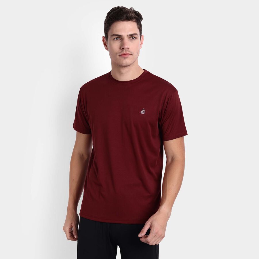 Printed Drifit T-Shirt, Maroon, large image number null