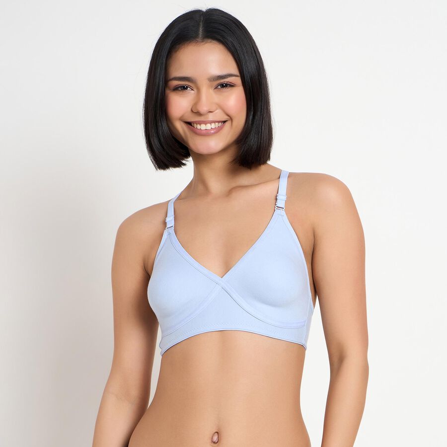 Ladies' Bra, Light Blue, large image number null