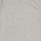 Boys Light Grey Round Neck Thermal, मिश्रित मध्यम ग्रे, small image number null