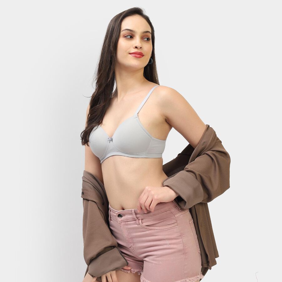 Ladies' Bra , Light Grey, large image number null