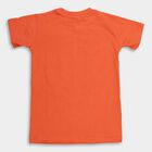 Boys' 100% Cotton Half Sleeves T-Shirt , नारंगी, small image number null