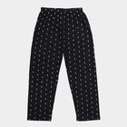 Girls' Pyjama, काला, small