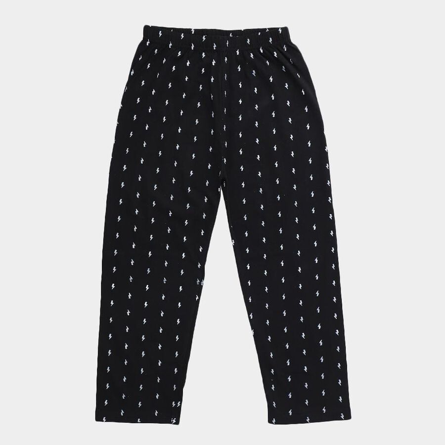 Girls' Pyjama, काला, large