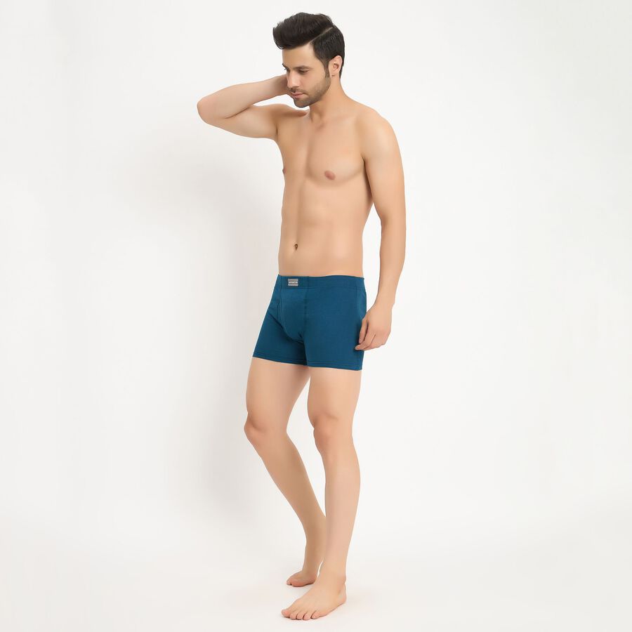 Men's Cotton Trunk, टील ब्लू, large