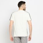 Men's 100% Cotton Round Neck Half Sleeves T-Shirt , White, small image number null