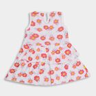 Infant Girls' 100% Cotton Frock , White, small image number null