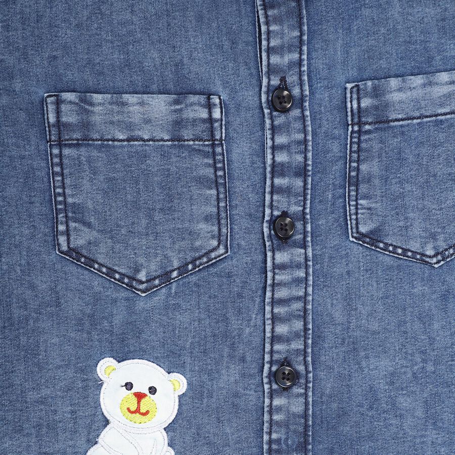 Boys' Casual Shirt , हल्का नीला, large image number null