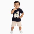 Infants' 100% Cotton Baba Suit, Beige, small image number null