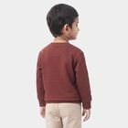 Boys' Pink Crew Neck Graphic Print Sweatshirt, Pink, small