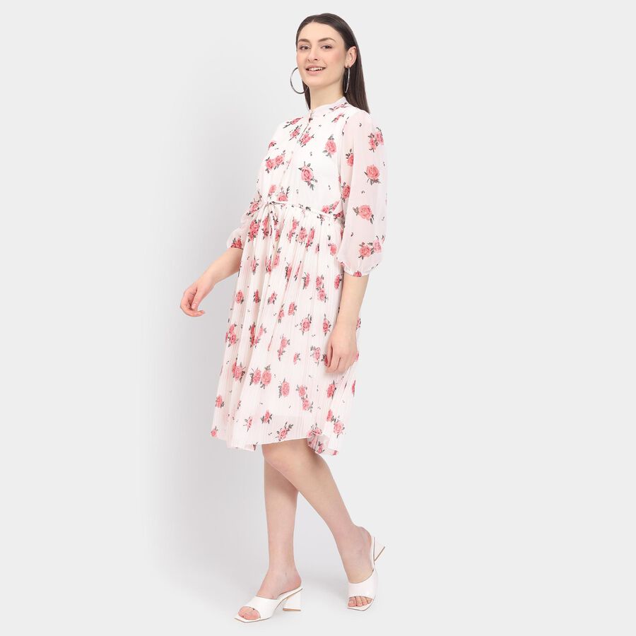 Ladies' Dress, सफ़ेद, large