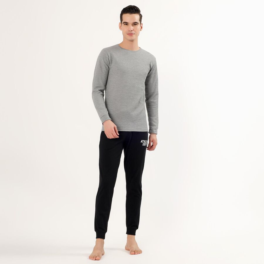 Men's Thermal Upper, Melange Mid Grey, large image number null