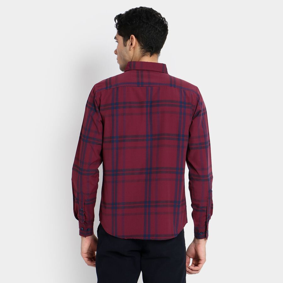 Men's Casual Shirt, मरून, large image number null