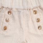Girls' Shorts, ऑफ व्हाइट, small