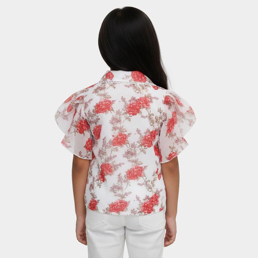 Girls' T-Shirt, White, large image number null