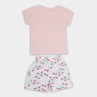 Girls' Short Set, हल्का गुलाबी, small image number null