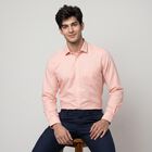 Men Peach Formal Shirt, पीच, small