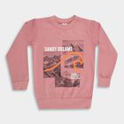 Boys' Sweatshirt, गुलाबी, small image number null