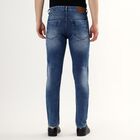 Men's Five Pocket Slim Fit Jeans , Mid Blue, small image number null