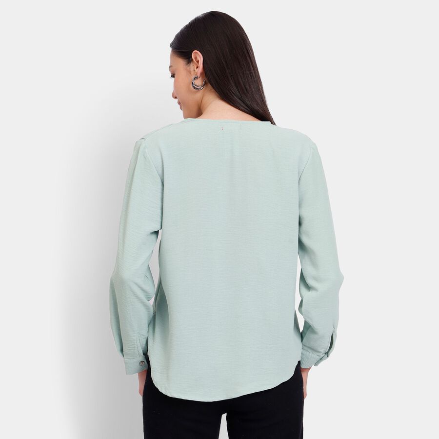 Ladies' Shirt, हल्का हरा, large image number null