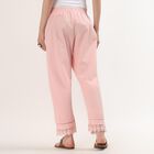 Women's Light Pink Regular Fit Solid Palazzos, हल्का गुलाबी, small