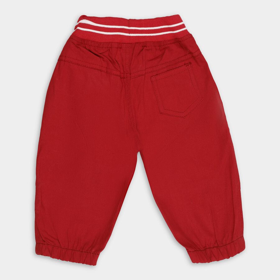 Infants' 100% Cotton Cotton Trousers, लाल, large