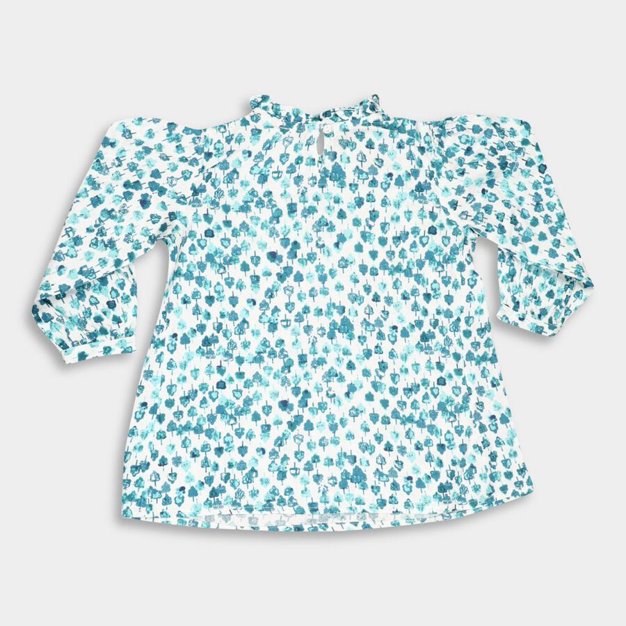 Girls' Blouse, Light Blue, large image number null