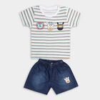 Infant Boys' 100% Cotton Baba Suit , Light Blue, small image number null