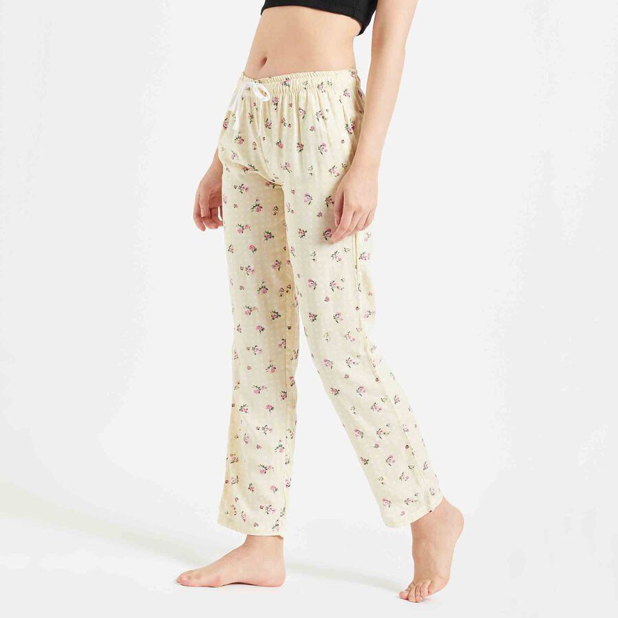 Printed Pyjama, Yellow, large image number null