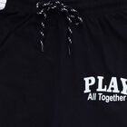 Boys' Black and Yellow Color-Blocked Cotton Blend Pyjama, Navy Blue, small image number null