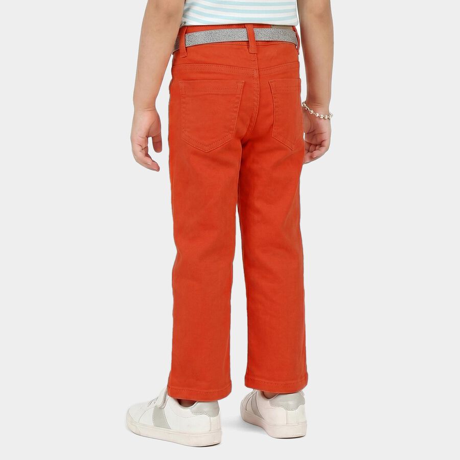 Girls' Jeans, Coral, large