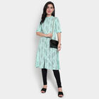 Cotton Printed Kurta, Light Green, small image number null