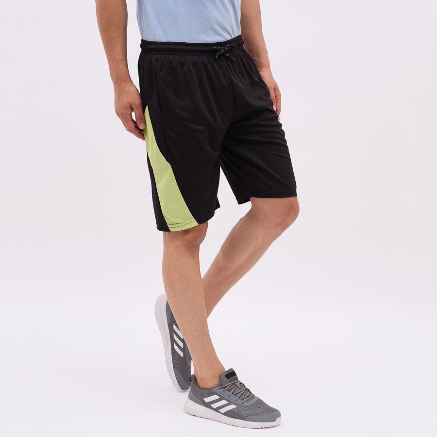 Men's Bermuda, काला, large image number null