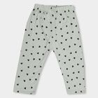Girls' Light Mint Green Flared Printed Capri, Olive, small image number null
