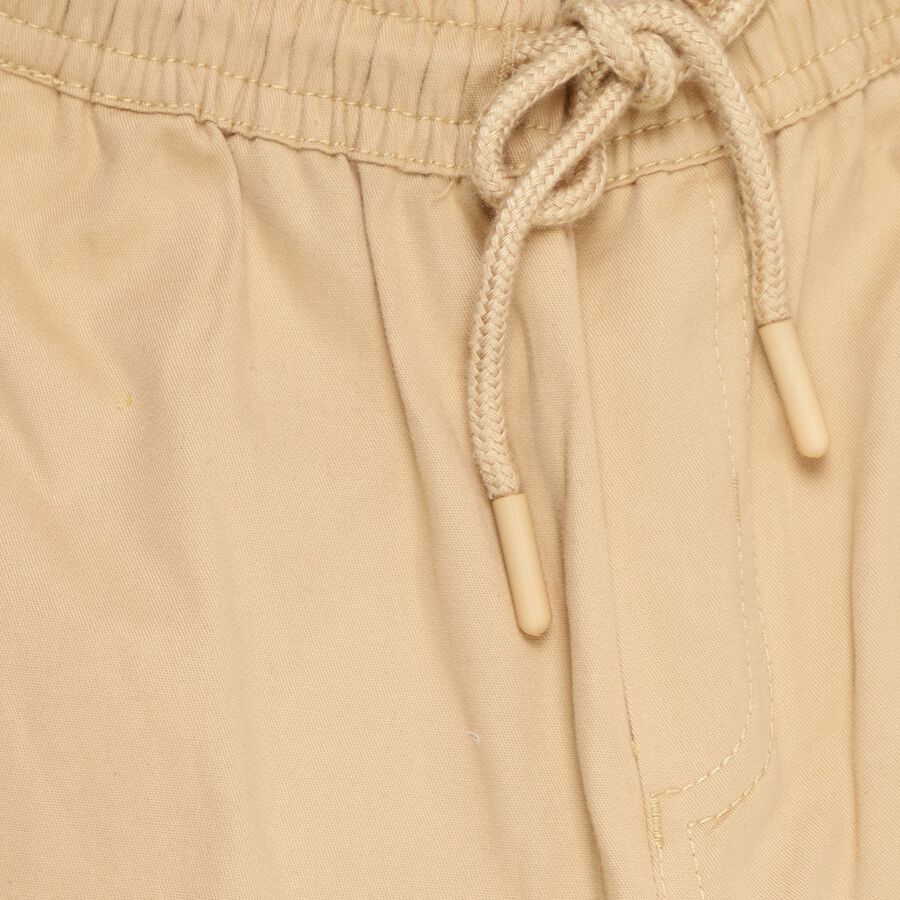 Boys' 100% Cotton Trousers , खाकी, large image number null