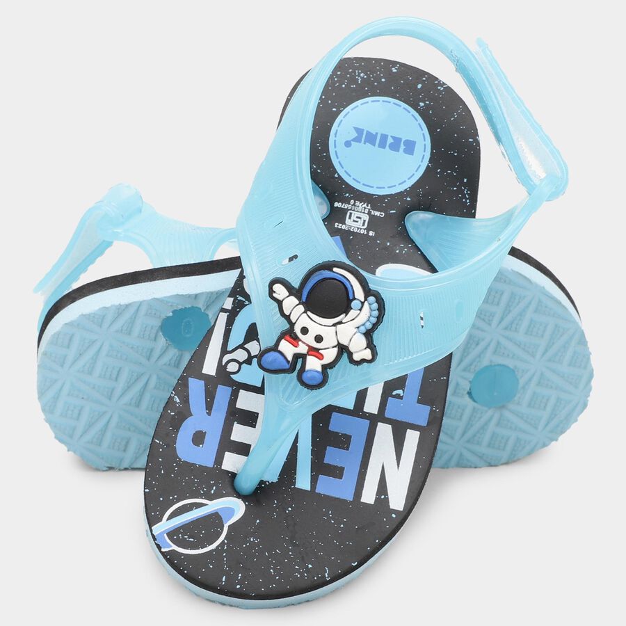 Boys' Slipper, Blue, large image number null