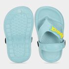 Boys' Teal Back Strap Thong Sandals, टील ब्लू, small
