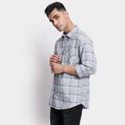 Men's 100% Cotton Casual Shirt, Light Blue, small image number null